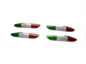 Dodge Hornet Interior Door Handle Trim Set - Carbon Fiber - Italian Theme